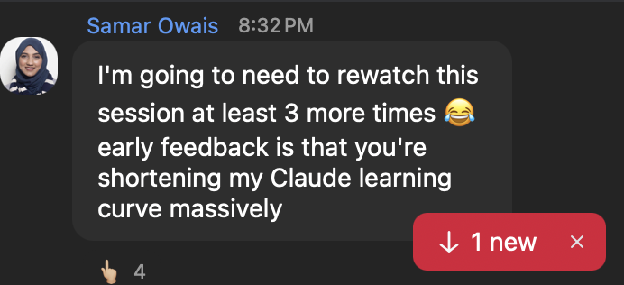 Samar Owais — Shortening my Claude learning curve massively